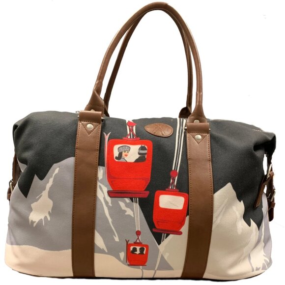 RARE Ski Tignes Weekender Bag for Ski Trips and Winter Vacations - Picture 8 of 9